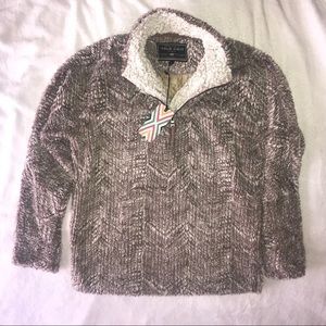 True Grit Sherpa Pullover M